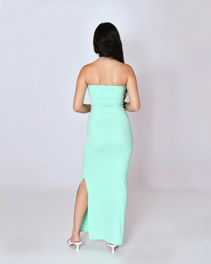 Bandeau neckline Maxi Dress