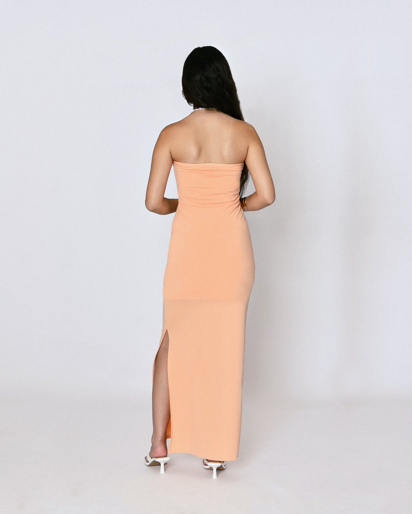 Bandeau neckline Maxi Dress